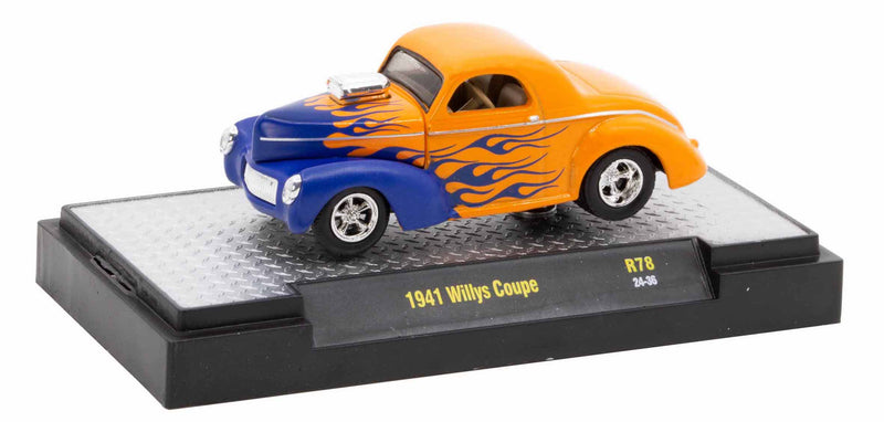 1941 Willys Coupe M2 Machines 1:64 Scale Detroit Muscle Release 78