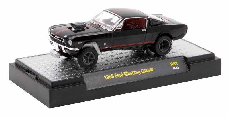 1966 Ford Mustang Gasser M2 Machines 1:64 Scale Detroit Muscle Release 81