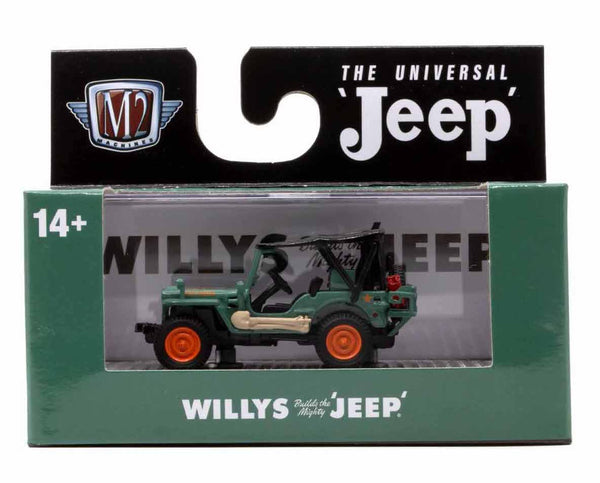 1944 Willys MD Jeep M2 Machines 1:64 Scale Detroit Muscle Release 82