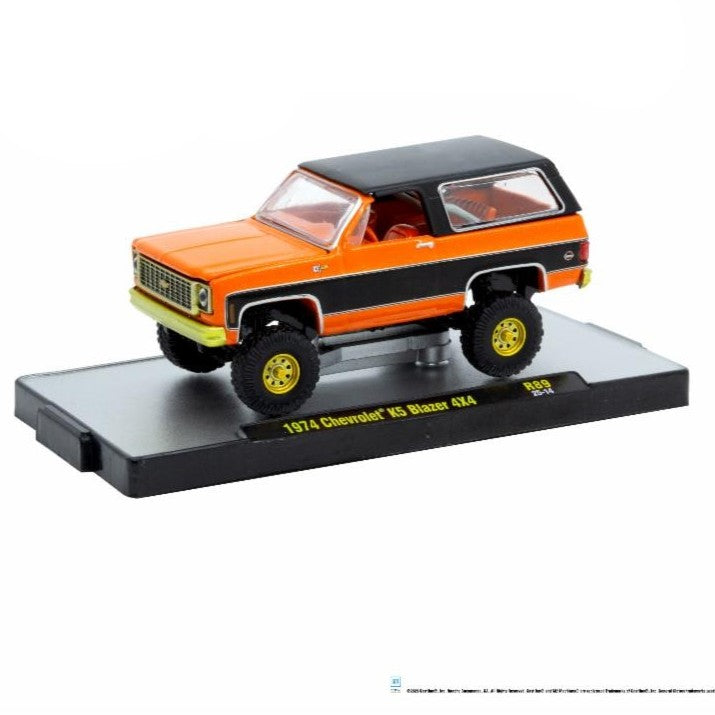 Chase 1974 Chevrolet K5 Blazer M2 Machines 1:64 Scale Detroit Muscle Release 89