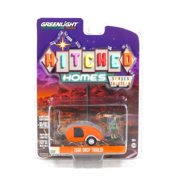 Hitched Homes 34130F Teardrop Trailer 1:64 Diecast