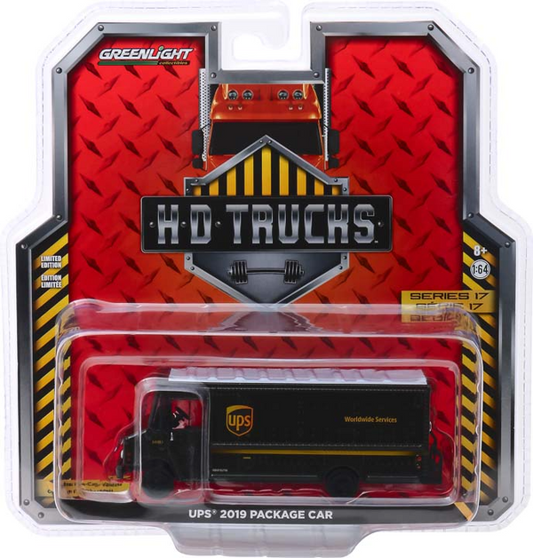 2019 Package Car UPS Delivery Truck 1:64 Diecast H.D. Trucks