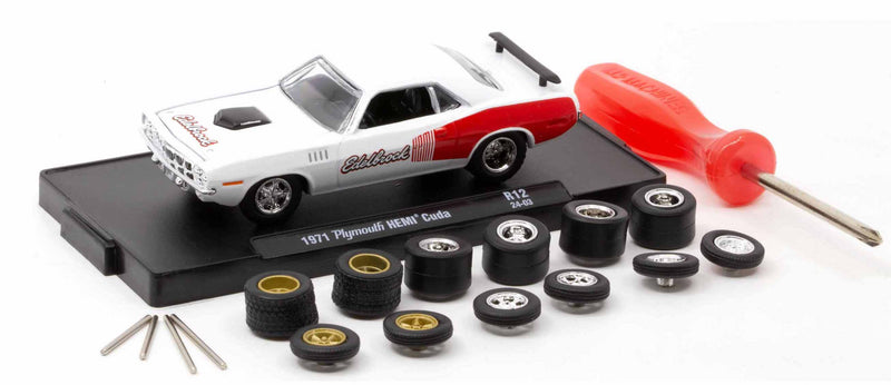 1971 Plymouth Hemi Cuda M2 Machines 1:64 Scale Auto Wheels Release 12