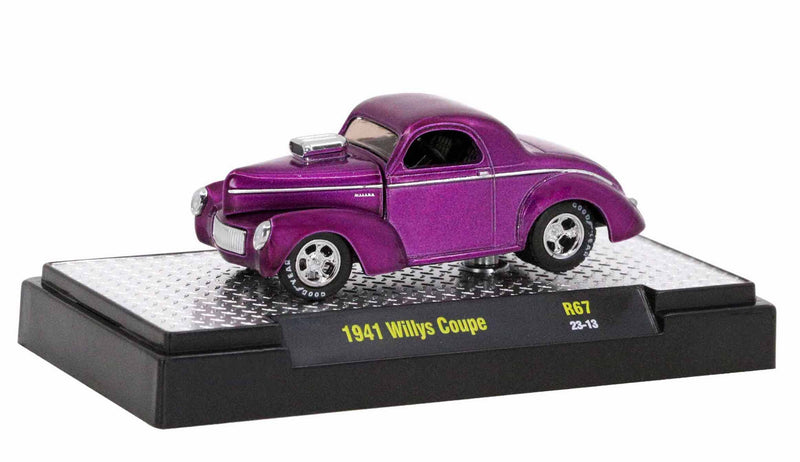 1941 Willy’s Coupe M2 Machines 1:64 Scale Detroit Muscle Release 67