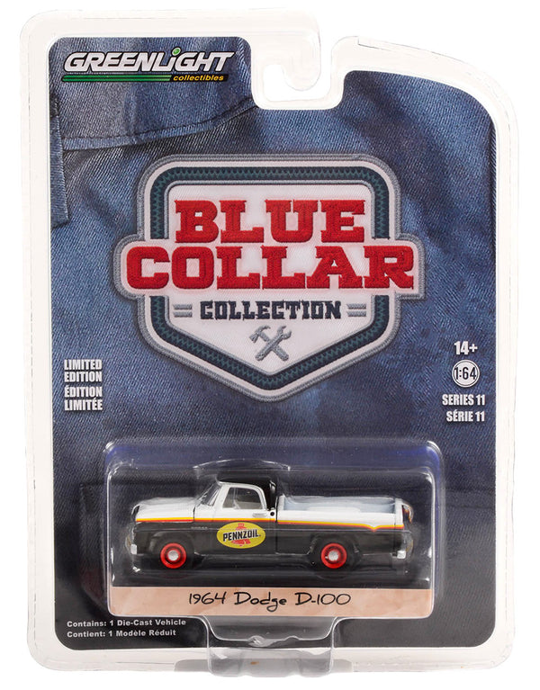 Blue Collar 35240A 1964 Dodge D-100 Pennzoil 1:64 Diecast