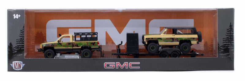 1998 GMC Sierra 1500 & 1973 Jimmy M2 Machines 1:64 Scale Auto Haulers Release 75