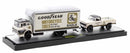 1966 Ford C-950 & 1972 F-250 Goodyear M2 Machines 1:64 Scale Auto Haulers Release 77