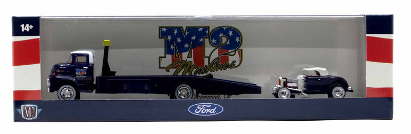 1956 Ford COE & 1932 Roadster M2 Machines 1:64 Scale Auto Haulers Release 78