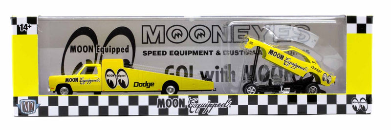 1974 Dodge & 1971 Challenger Mooneyes M2 Machines 1:64 Scale Auto Haulers Release 78