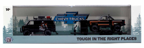 1971 Chevrolet G10 & 1976 Scottsdale M2 Machines 1:64 Scale Auto Haulers Release 79