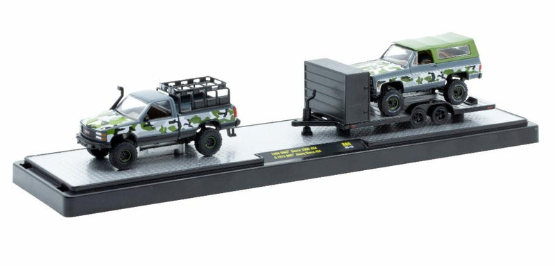 1998 GMC Sierra 1500 & 1973 Jimmy M2 Machines 1:64 Scale Auto Haulers Release 86