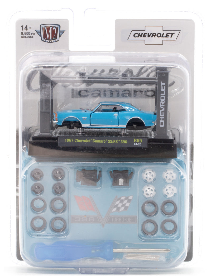 1967 Chevrolet Camaro SS/RS 396 M2 Machines 1:64 Scale Model Kit Release 69