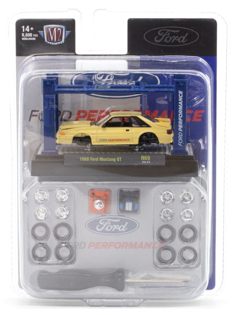 1988 Ford Mustang GT M2 Machines 1:64 Scale Model Kit Release 69