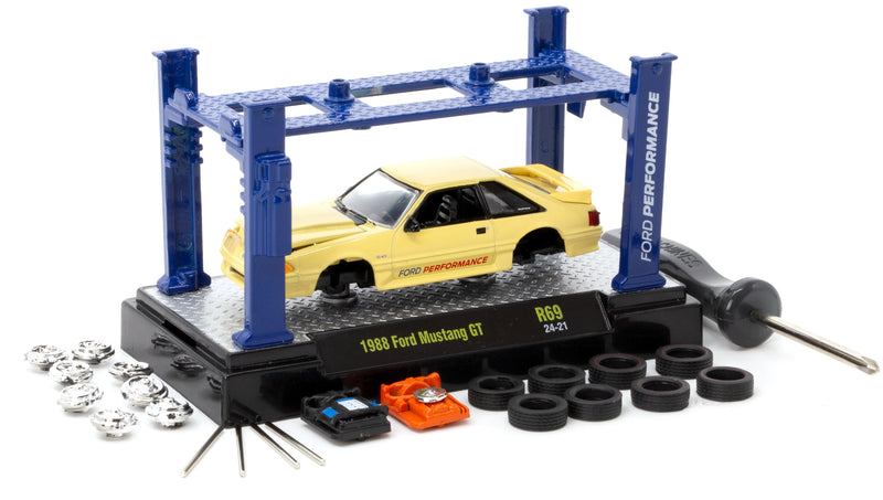 1988 Ford Mustang GT M2 Machines 1:64 Scale Model Kit Release 69