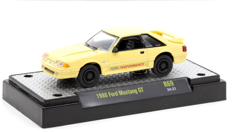 1988 Ford Mustang GT M2 Machines 1:64 Scale Model Kit Release 69