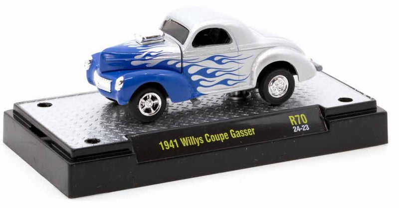 1941 Willys Coupe Gasser M2 Machines 1:64 Scale Model Kit Release 70