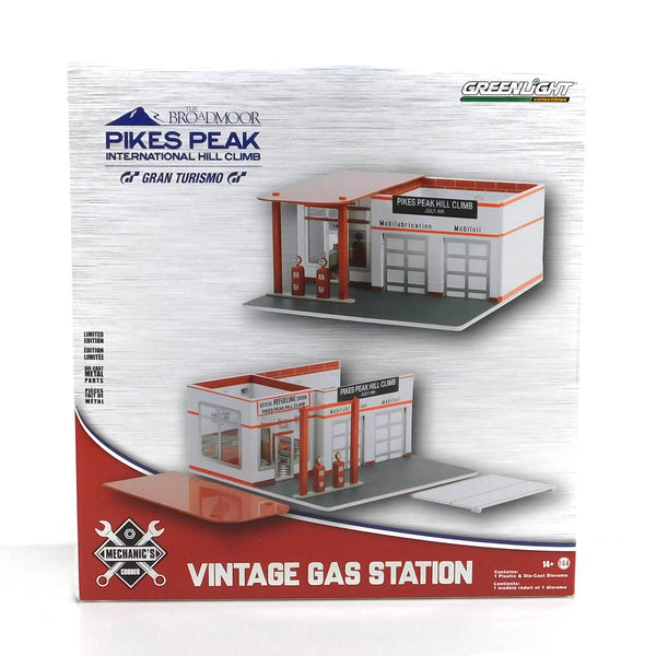 Mechanic's Corner 57102 Vintage Gas Station Pikes Peak Hill Climb 1:64 Diecast