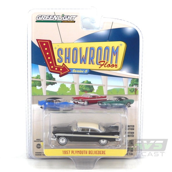 Showroom Floor 68060A 1957 Plymouth Belvedere 1:64 Diecast