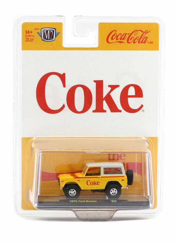 1976 Ford Bronco Coca-Cola M2 Machines 1:64 Scale Coca-Cola A28