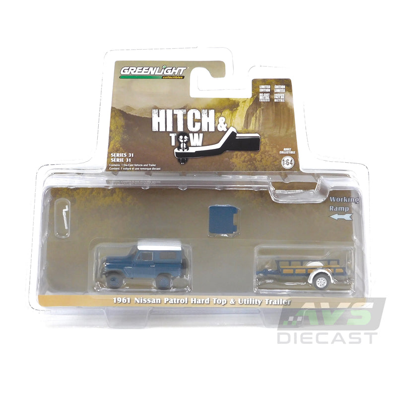 Hitch & Tow 32310A 1961 Nissan Patrol Hard Top 1:64 Diecast