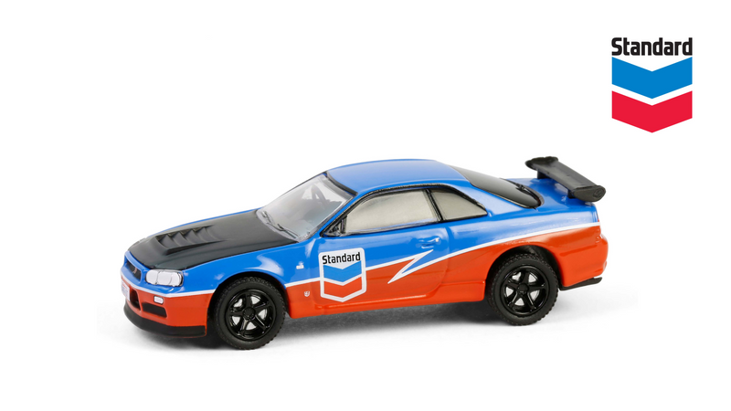 2000 Nissan Skyline GT-R (R34) 1:64 Diecast Chevron Special Edition