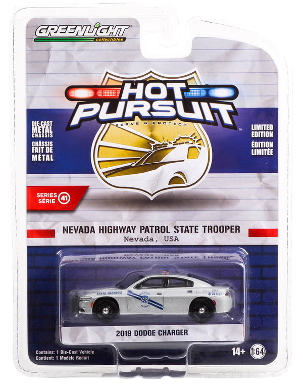 Hot Pursuit 42990D 2019 Dodge Charger Nevada Highway Patrol 1:64 Diecast