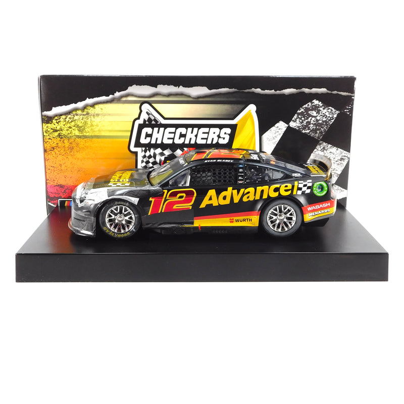 Ryan Blaney 2022 Advance Auto Parts Daytona Checkers or Wreckers 1:24 Nascar Diecast