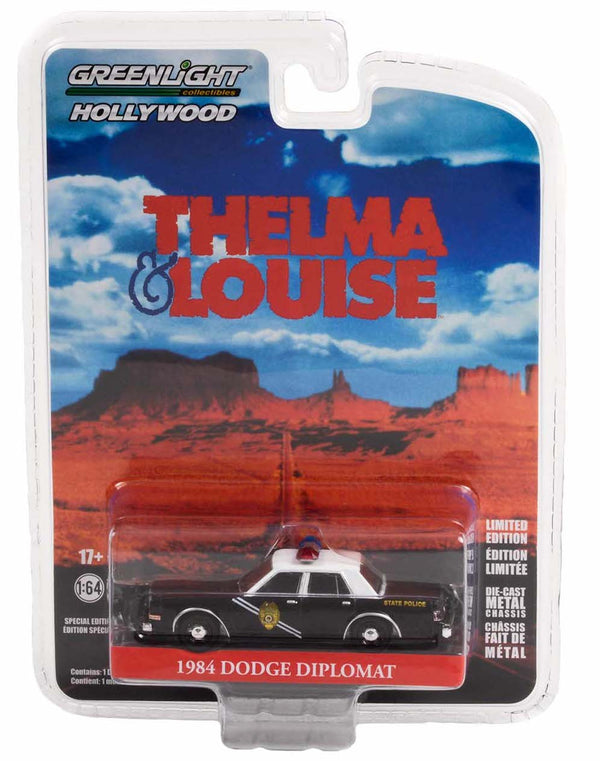 Hollywood 44945E 1984 Dodge Diplomat Thelma & Louise 1:64 Diecast