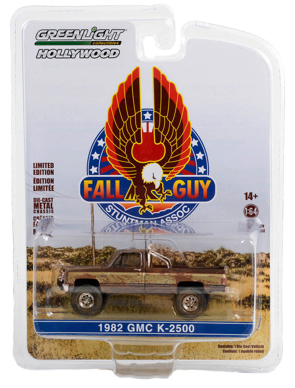 Hollywood 44965F 1982 GMC K-2500 Sierra Grande (Dirty Version) Fall Guy 1:64 Diecast