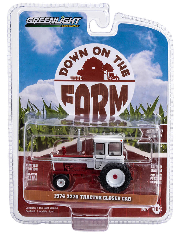 Down on the Farm 48070C 1974 2270 White Tractor 1:64 Diecast