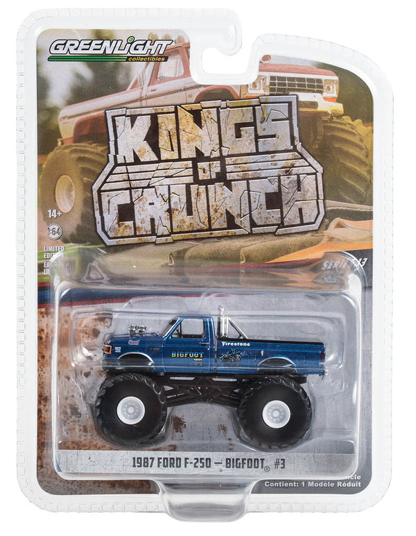 Kings of Crunch 49130D Bigfoot #3 1987 Ford F-250 1:64 Diecast