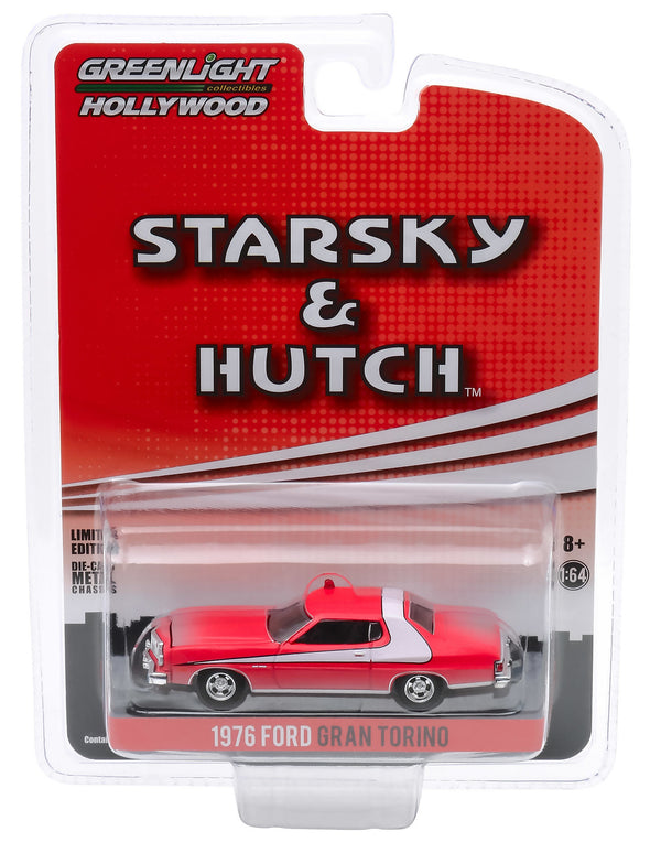 Hollywood 44855-F 1976 Ford Gran Torino (Dirty Version) Starksy & Hutch 1:64 Diecast