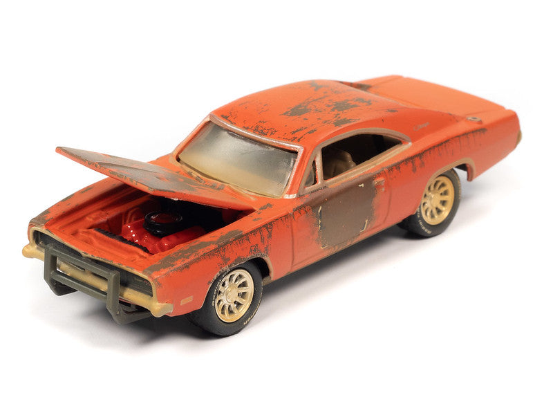 1969 Dodge Charger Weathered Johnny Lightning Hobby Exclusive 1:64 Scale