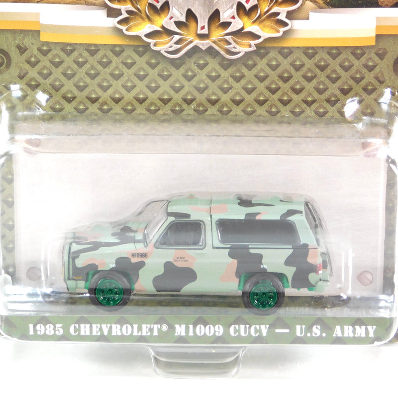 Green Machine Battalion 64 61020E 1985 Chevrolet M1009 CUCV U.S. Army 1:64 Diecast