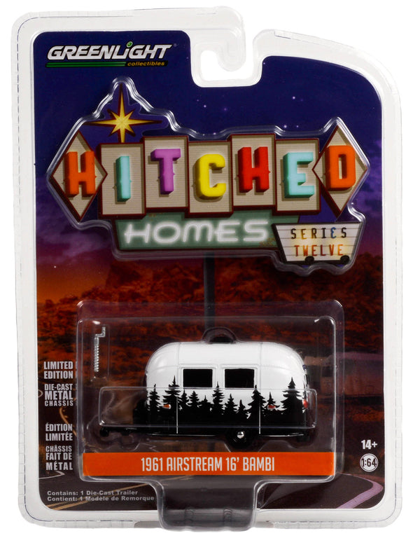 Hitched Homes 34120E Airstream 16’ Bambi 1:64 Diecast