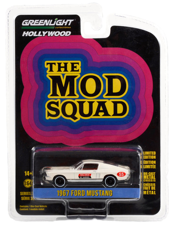 Hollywood 44960A 1967 Ford Mustang Fastback The Mod Squad 1:64 Diecast