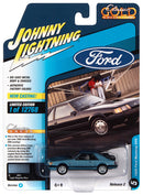 1986 Ford Mustang SVO Blue Johnny Lightning Classic Gold 1:64 Scale 2022 Release 2A