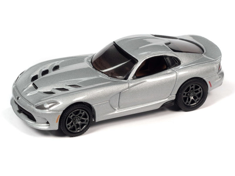 2014 Dodge Viper Silver Johnny Lightning Classic Gold 1:64 Scale 2022 Release 3B