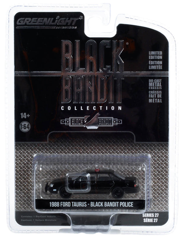 Black Bandit 28110-F 1988 Ford Taurus 1:64 Diecast