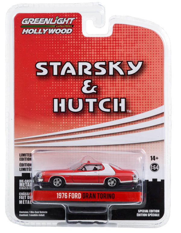 Hollywood 44955F 1976 Ford Gran Torino (Crashed Version) Starksy & Hutch 1:64 Diecast