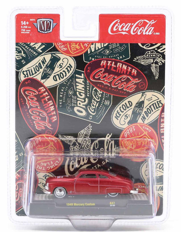 1949 Mercury Custom Coca-Cola M2 Machines 1:64 Scale Coca-Cola Release A37