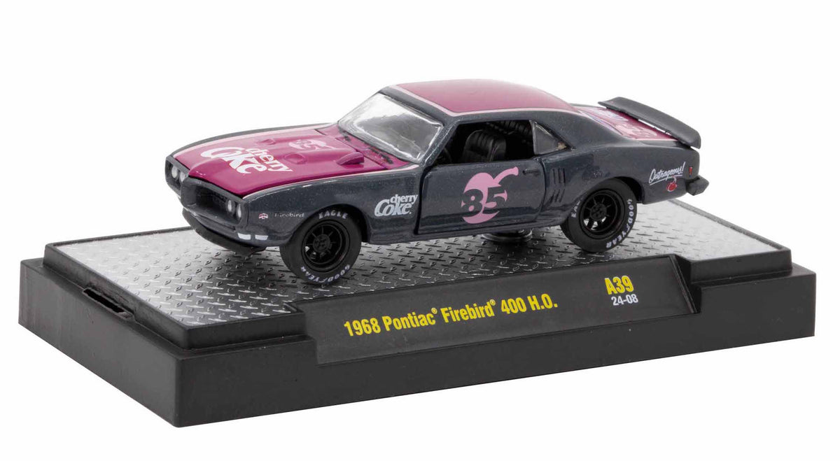 1968 Pontiac Firebird 400 H.O. Cherry Coke M2 Machines 1:64 Scale Coca