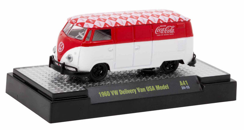 1960 Volkswagen Delivery Van M2 Machines 1:64 Scale Coca-Cola Release A41