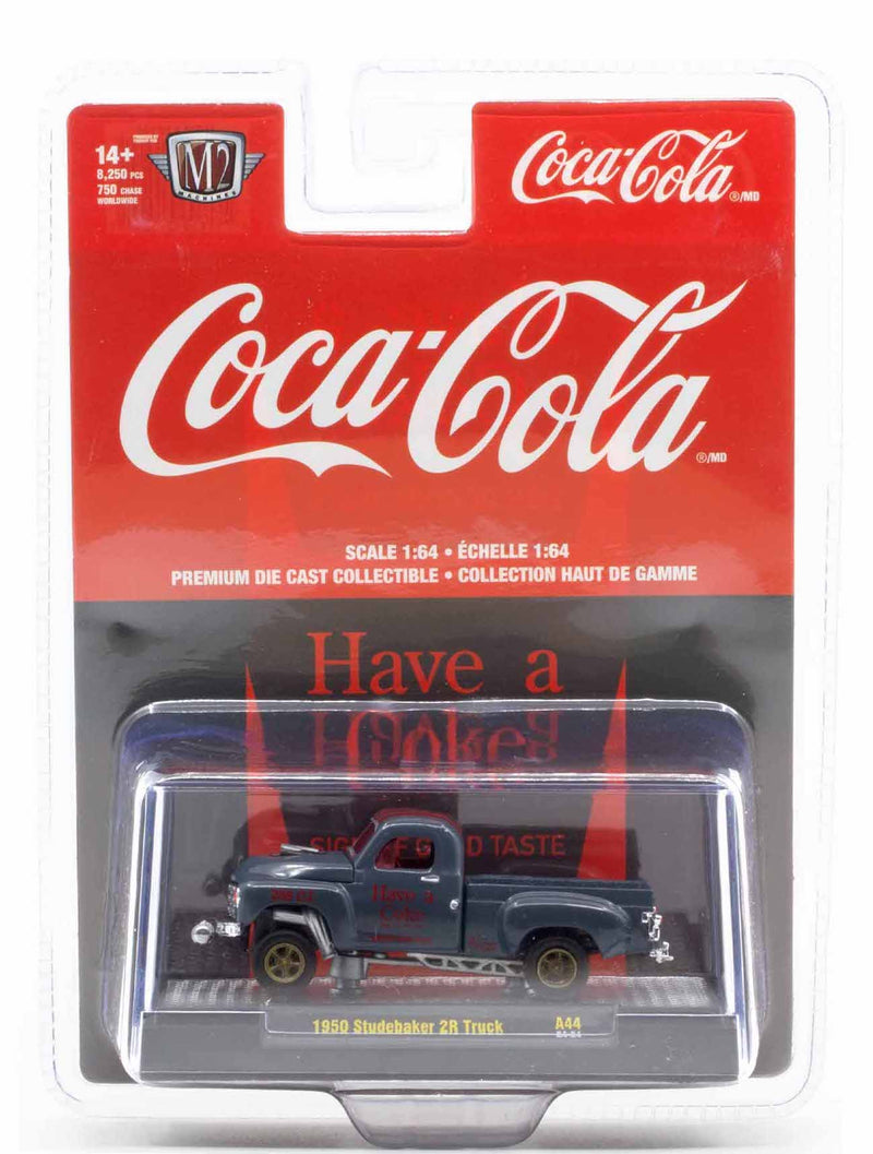 1950 Studebaker 2R Coca-Cola M2 Machines 1:64 Scale Coca-Cola A44