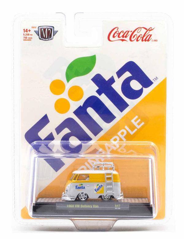 1960 Volkswagen Van Fanta M2 Machines 1:64 Scale Coca-Cola A47