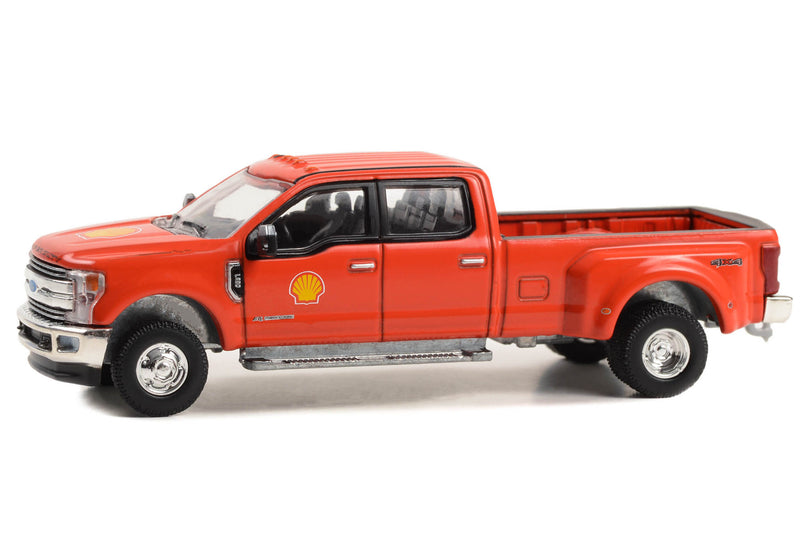 Dually Drivers 46130-E 2019 Ford F-350 Lariat Shell Oil 1:64 Diecast