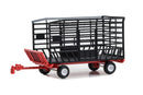 Down on the Farm Series 8 48080-F Bale Throw Wagon 1:64 Diecast
