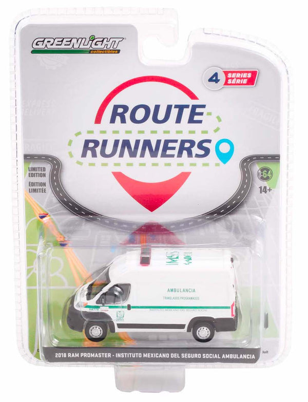 Route Runners 53040-C 2018 Ram ProMaster Instituto Mexicano 1:64 Diecast