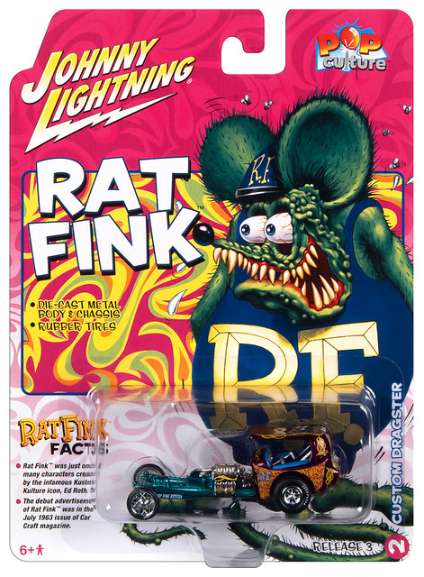 Rat Fink Dragster Johnny Lightning Pop Culture 1:64 Scale