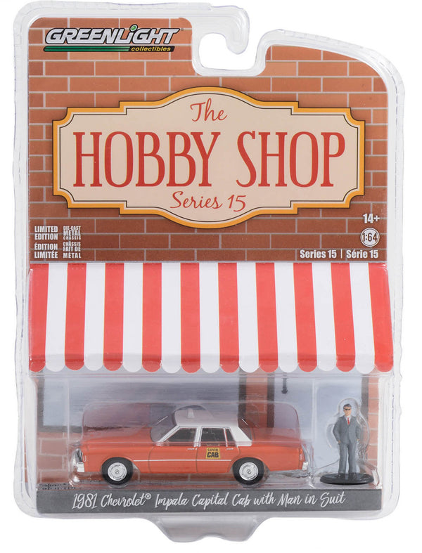 Hobby Shop 97150-B 1981 Chevrolet Impala Capitol Cab Taxi